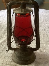Vintage Dietz Red Cold Blast Kerosene Barn Lantern — listing 3