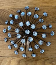 Metal Starburst Sunburst Wall Decor with Teardrop Accents — listing 4