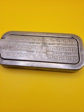 Rolls Razor Vintage Self-Stropping Safety Razor Set with Greek Key Nickel Case, Strop & Hone — listing 3