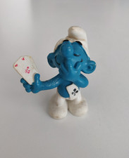 Vintage Poker Player Smurf PVC Figurine (No. 20066) — listing 3