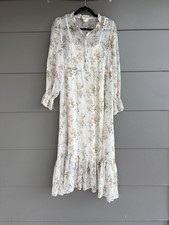 Reset Purple Blend Floral Tiered Ruffle Maxi Dress, Size Small — listing 5