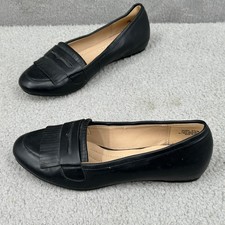 Andrew Geller Women's Leather Ballet Flats with Bow and Snakeskin Cap Toe — listing 5
