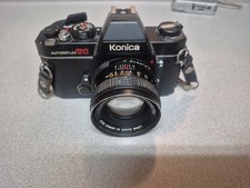 Konica 35mm SLR Film Camera with Konica Hexanon Lens and Leather Case, listing 5