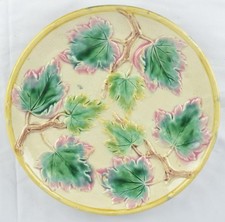 Vintage Majolica-Style Figural Maple Leaf Dish with Acorns — listing 6