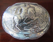 Antique Continental Silver Gilt-Bowl Teaspoon with Shell Terminal and Monogram — listing 2