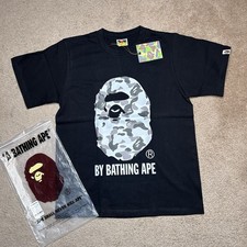 A Bathing Ape (BAPE) Classic Ape Head Logo T-Shirt White Size M — listing 2