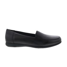 Trotters Black Leather Block-Heel Loafer Pumps, Women's 9-10 — listing 5