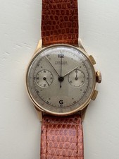 Antique 18K Gold Open-Face Chronograph Pocket Watch with Up/Down Power Reserve Indicator — listing 3