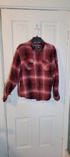 Canada Weather Gear Men's Red Plaid Flannel Shirt — listing 5