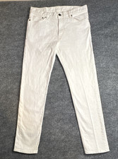 White Slim Straight Leg Jeans — listing 2