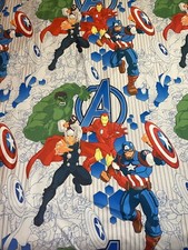 Marvel Avengers Full Size Sheet Set (Flat, Fitted, 2 Pillowcases) — listing 3
