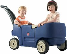 Step2 Two-Seater Plastic Wagon with Canopy Frame — listing 5