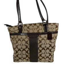 Coach Signature Stripe Jacquard Tote Bag F28504 — listing 4