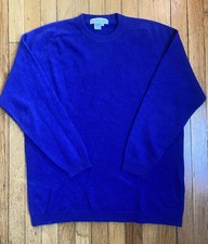 Vintage Outlander Black Angora Blend Sweater with Sequin Yoke, Size Medium — listing 4