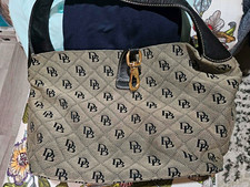Dooney & Bourke Signature Jacquard Shoulder Bag with Front Buckle Pockets — listing 6