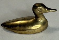 Vintage Solid Brass Duck Head Figurine / Bottle Opener — listing 2