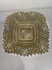 Vintage Pressed Glass Sawtooth Edge Rectangular Serving Dish — listing 6