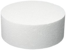 Round Foam Cake Dummy Set (4 Tiers) for Cake Decorating Practice/Display — listing 5