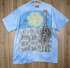 The Mountain Giraffe Face Tie-Dye Graphic T-Shirt, Men's Size M — listing 4