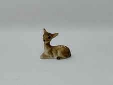 Miniature Bone China Animal Figurines (Poodle, Squirrel, Horse), Set of 3