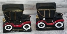 Vintage Ceramic Figural 'Chevrolet 1913' Antique Car Planter/Vase — listing 2