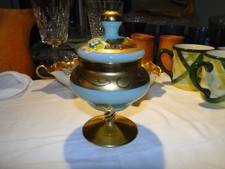 Miniature Emerald Green Glass Twin-Handled Urn Vase — listing 6