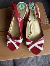 Madden Girl Red Patent Pointed-Toe Ankle-Strap Pumps, Size 7 — listing 5