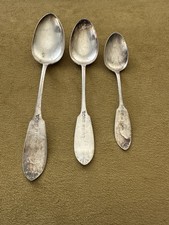 1847 Rogers Bros A1 Silverplate Demitasse Spoons, Set of 3 — listing 3