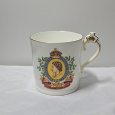 Queen Elizabeth II 1953 Coronation Commemorative Bone China Teacup & Saucer — listing 2