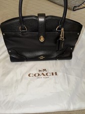 Coach Chelsea Jayden Carryall Black Leather Tote Bag — listing 2