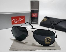 Ray-Ban RB3025 Aviator Large Metal Sunglasses, Gold Frame 55mm