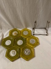 Lifo Industries Gold-Plated Coin Replica Display Plaque "Puerto Rico" with 8 US Coin Replicas — listing 3