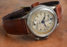 Antique Trench-Style Ladies' Wristwatch with Enamel Dial, Maker Unknown — listing 3