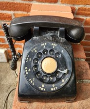 Vintage Western Electric Model 500 Black Rotary Desk Telephone — listing 4