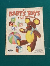 cloth books Vintage Whitman & Golden Cloth Baby Books Lot of 9 — listing 6