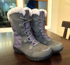 Columbia Women's Ice Maiden II Waterproof Suede Winter Boots, Black — listing 3