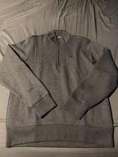 Dockers Quarter-Zip Fleece Pullover Regular Fit, Heather Blue, Men's XL — listing 3