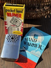 Vintage Peacock Brand Pocket Hand Warmer in Original Box, Imported by Commerce-Pacific Inc. — listing 2