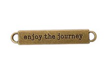 Silver-Tone Inspirational Word Charm Bracelet with Toggle Clasp (Mind, Body, Spirit, Magic, Soul) — listing 4