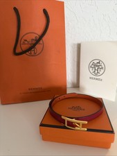 Hermès Paris Black Leather Jewelry Box with Orange Presentation Box, 5" Square — listing 2