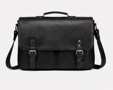Black Ballistic Nylon Messenger Laptop Bag with 'X' Logo — listing 6