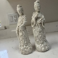 Blanc de Chine Porcelain Thousand-Armed Guanyin (Avalokiteshvara) Figure, 43" Tall No visible mark — listing 4