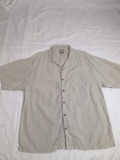 Tommy Bahama Men's 100% Silk Hawaiian Camp Shirt, Aqua Tropical Floral, Size Large — listing 6