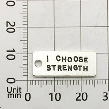 Silver-Tone Inspirational Word Charm Bracelet with Toggle Clasp (Mind, Body, Spirit, Magic, Soul) — listing 6