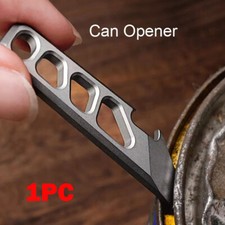 Machined Metal EDC Keychain Tool / Bit Holder Fidget with Turquoise O-Rings — listing 4