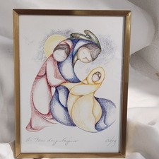Daphne Odjig "The Grand Entry" Signed Print