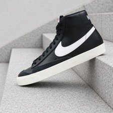 Nike Blazer Mid '77 Vintage White/Black High-Top Sneakers — listing 2