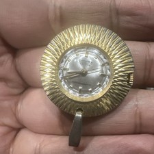 Vintage Drimex Swiss-Made Heart Pendant Watch Necklace with Rhinestones and Faux Pearls — listing 2