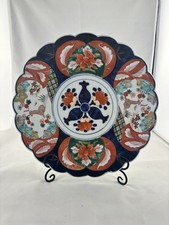 Antique Japanese Imari Porcelain Plate and Scalloped Bowl — listing 5