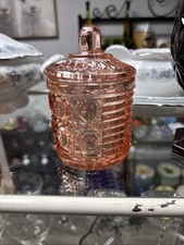 Pink Depression Glass Saucer, Windsor "Windsor Diamond" Pattern, 5.5 inch — listing 3